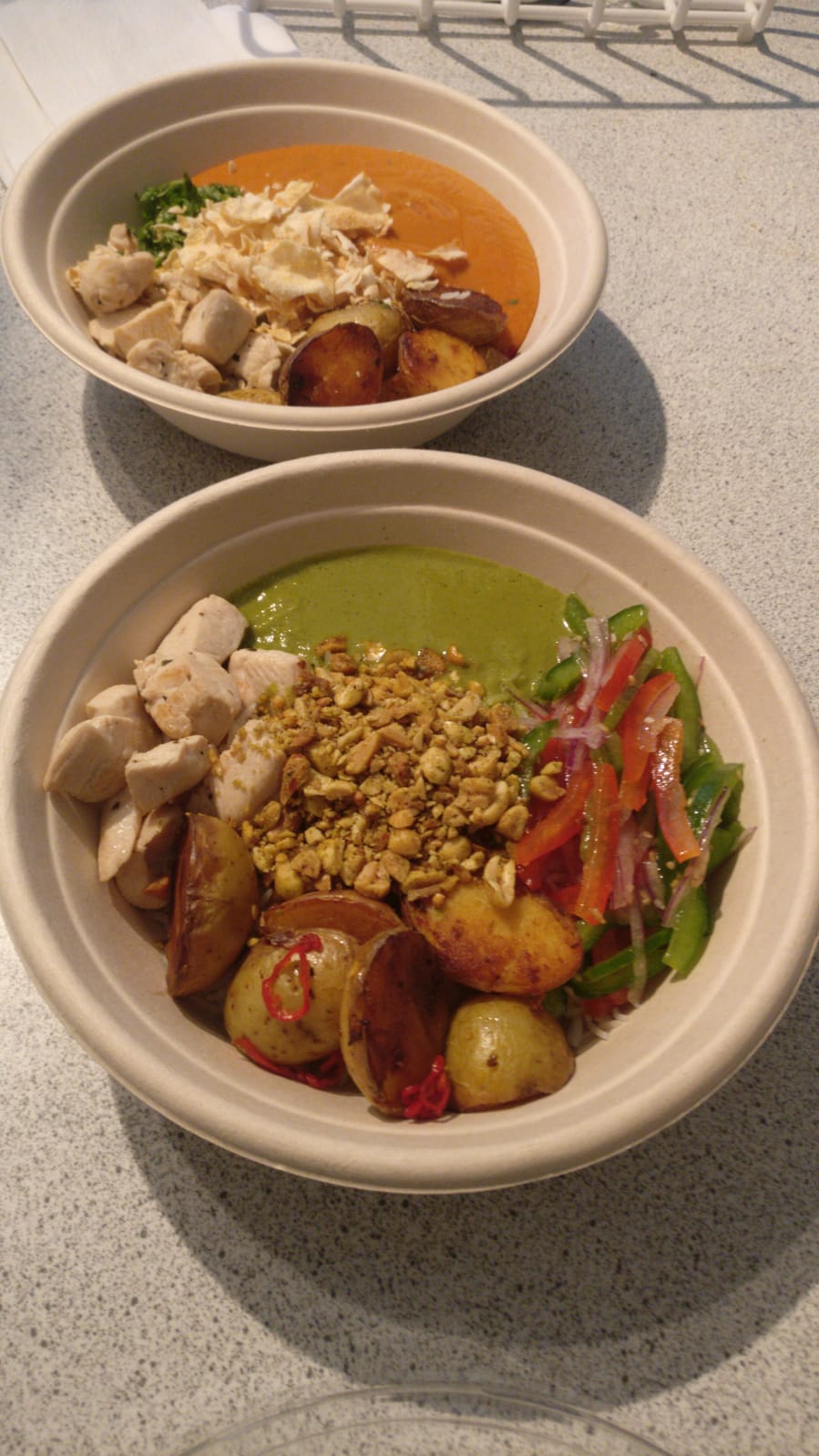 Asian curry bowls
